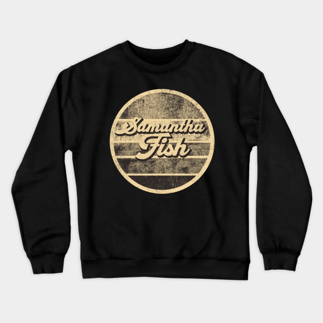 Samantha Fish Art Drawing Crewneck Sweatshirt by romirsaykojose@